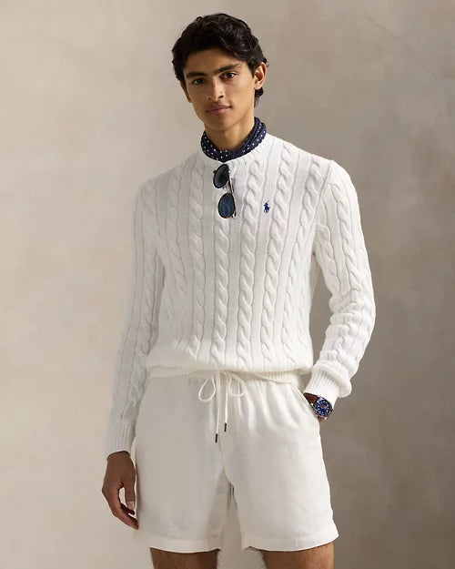 Ralph Lauren | Cable-knit cotton sweater White