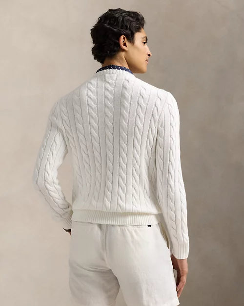Ralph Lauren | Cable-knit cotton sweater White