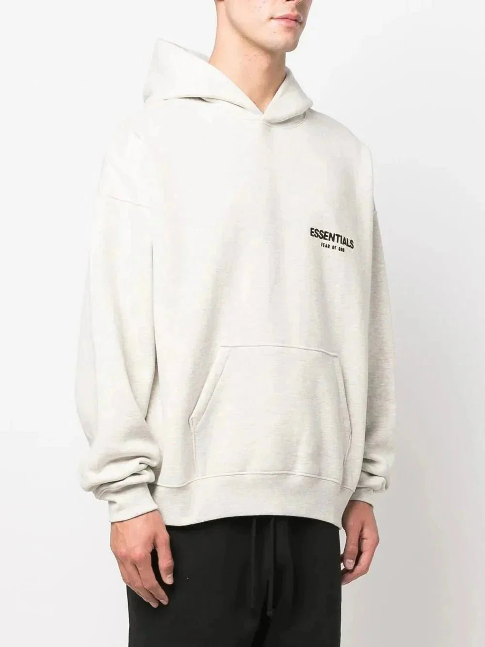 Essentials printed logo hoodie