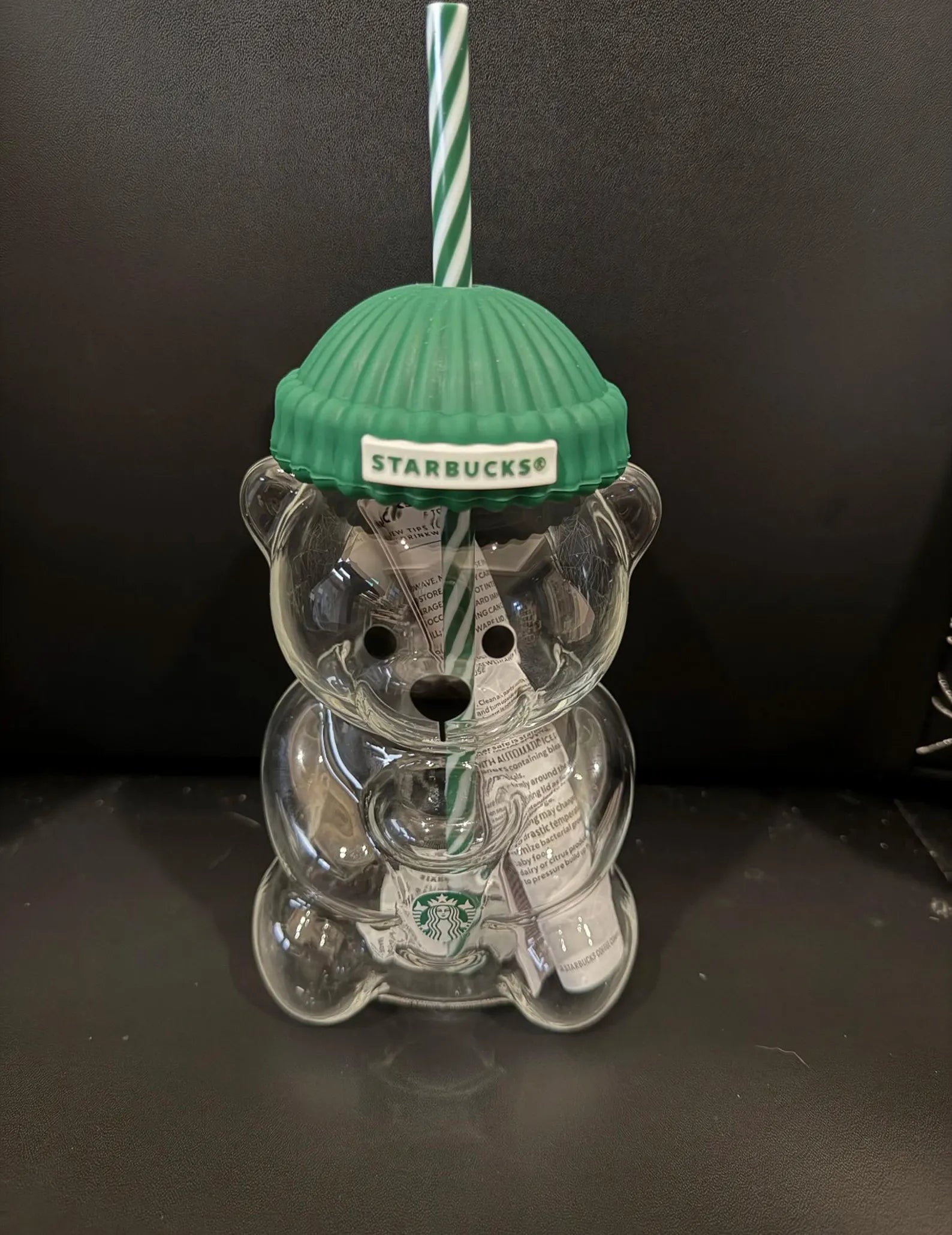 Starbucks Bear Glass Tumbler